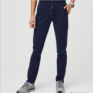 FIGS Yola Skinny Scrub Pants Navy Blue MP